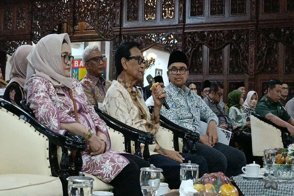 Sri Sultan Hamengku Buwono X saat menyampaikan sambutannya