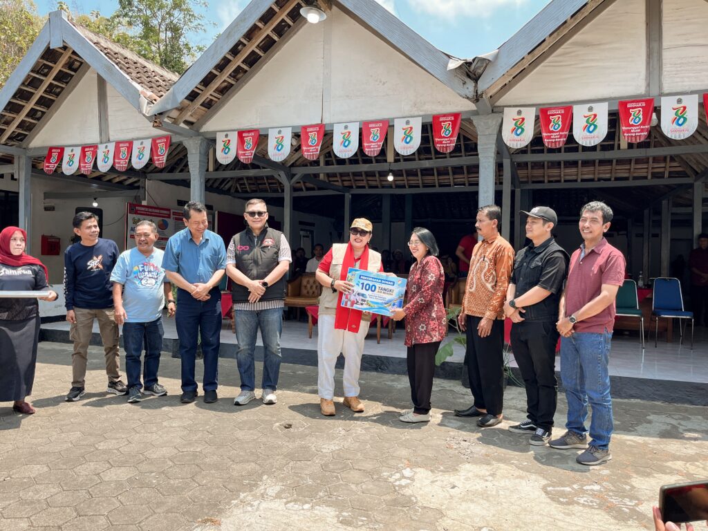 Perbarindo DIY Salurkan 200 Tangki Air Bersih untuk Warga Terdampak Kekeringan di Gunungkidul