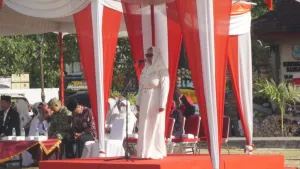 Diikuti 6.000 Peserta, Bupati Gunungkidul Bacakan Amanat Menag, Ajak Santri Kuasai IPTEK Menuju Indonesia Emas 2045