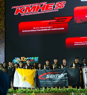 Tim Semar UGM Sabet Juara 2 di Kontes Mobil Hemat Energi 