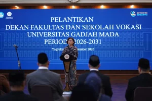 Rektor UGM Lantik 19 Dekan Fakultas dan Sekolah Vokasi